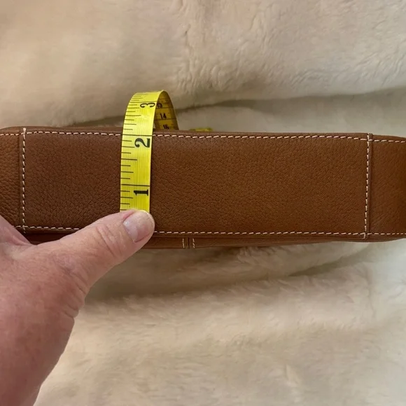 Tignanello Brown Leather Crossbody Bag - Picture 12 of 13